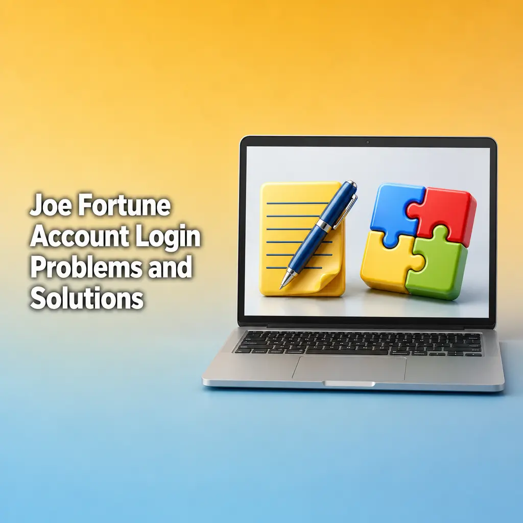 Table listing common Joe Fortune login problems, such as wrong passwords, locked accounts, and pending verification, with solutions.
