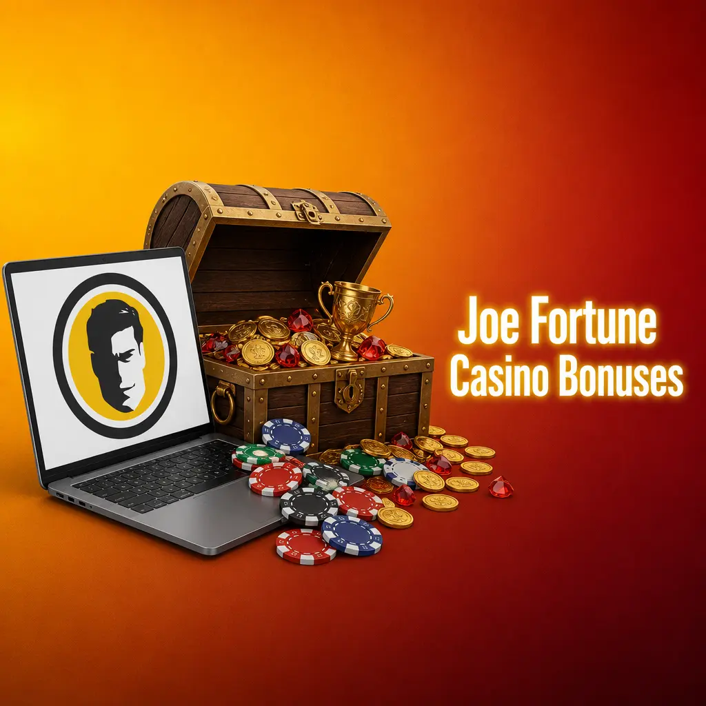 Joe Fortune Casino bonuses: daily reload match, weekly free spins, cashback, and pokies leaderboard with cash prizes.