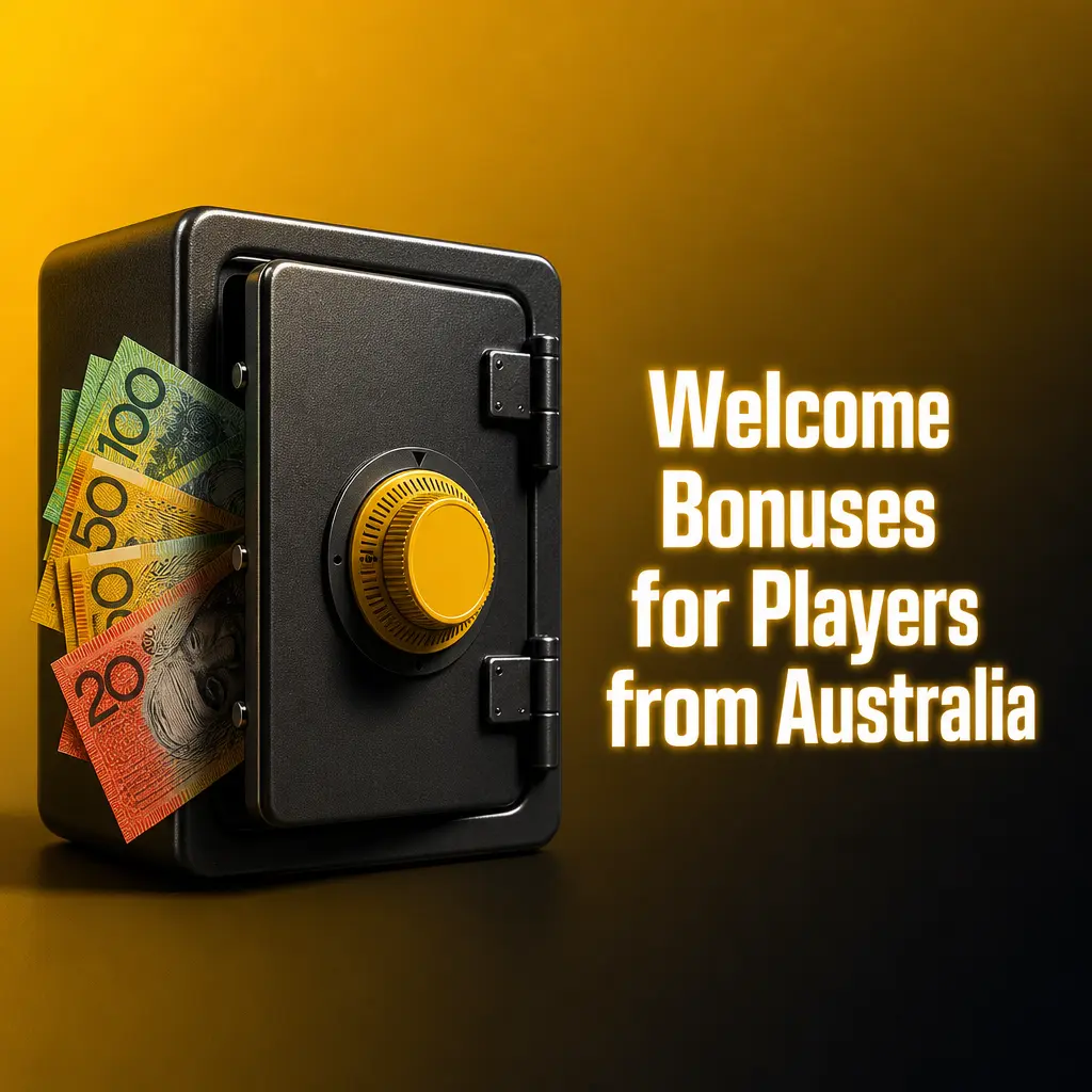 Joe Fortune welcome bonus package for Australian players: AUD 5,000 plus 450 free spins across first five deposits with 30x wagering.