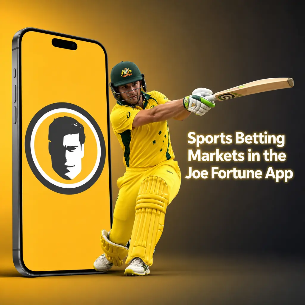 Joe Fortune app sports betting markets: AFL, NRL, cricket, soccer, tennis, basketball, racing, UFC and esports