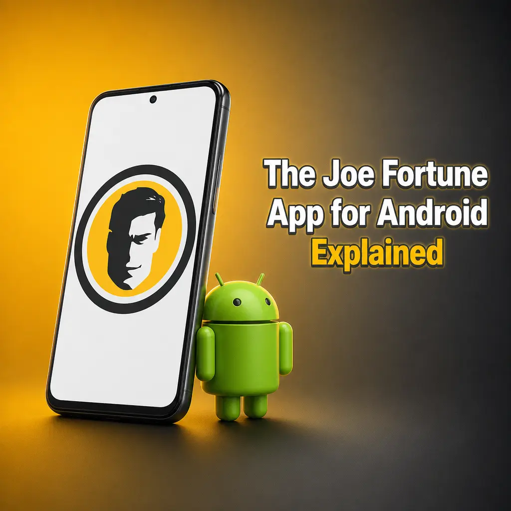 Joe Fortune Android app icon showing free casino and sportsbook access for NRL and AFL betting plus pokies on mobile