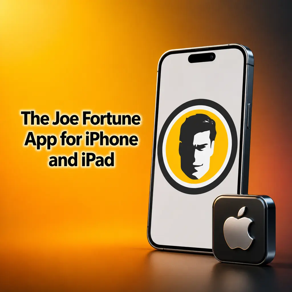 Joe Fortune iOS app on iPhone and iPad showing live AFL odds and pokies for free download
