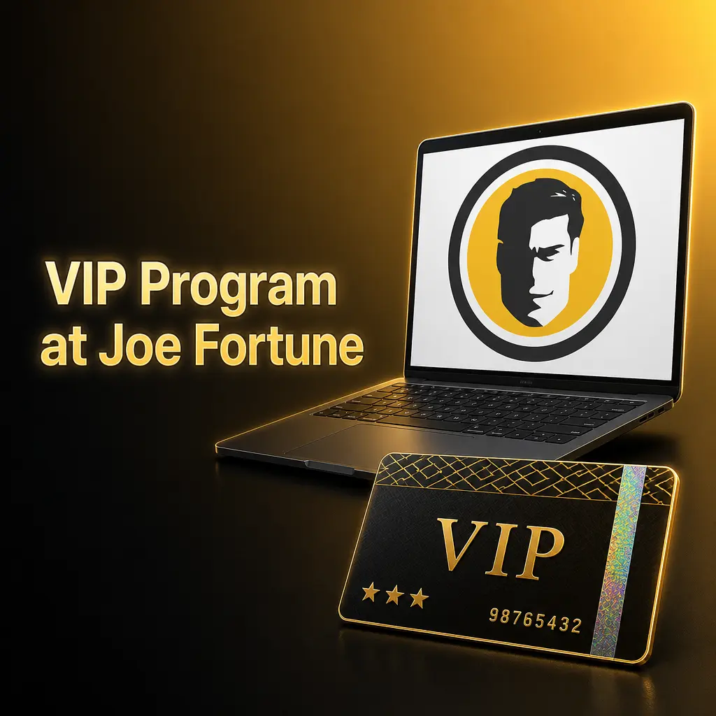 Joe Fortune VIP program tiers: Bronze, Silver, Gold, Platinum, Diamond with cashback and perks